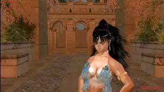 خيال السلطان: الراقصة الزرقاء تأخذ شرجًا قاسيًا مع فحول بي بي سي